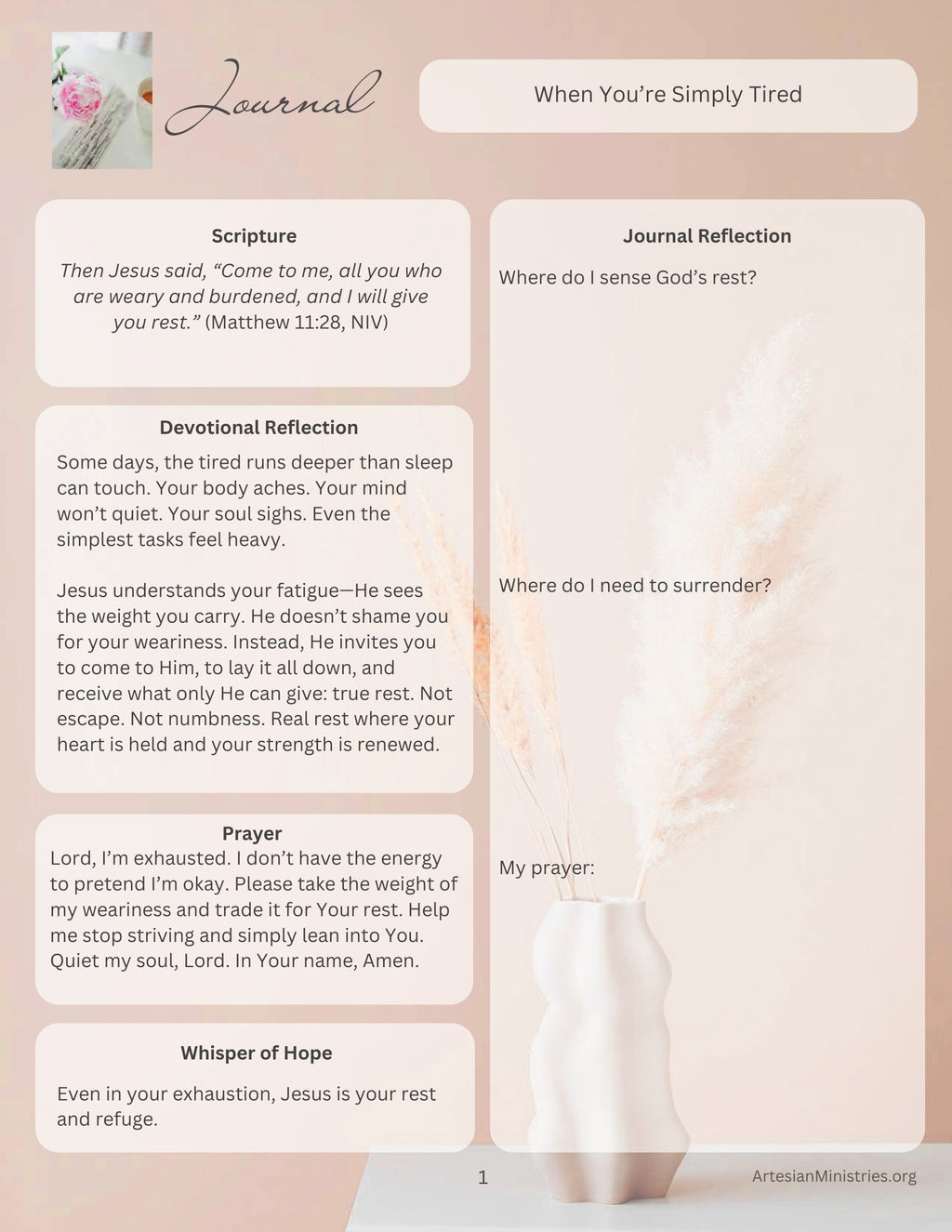 Her Quiet Place: Devotions and Prayers for the Weary Heart