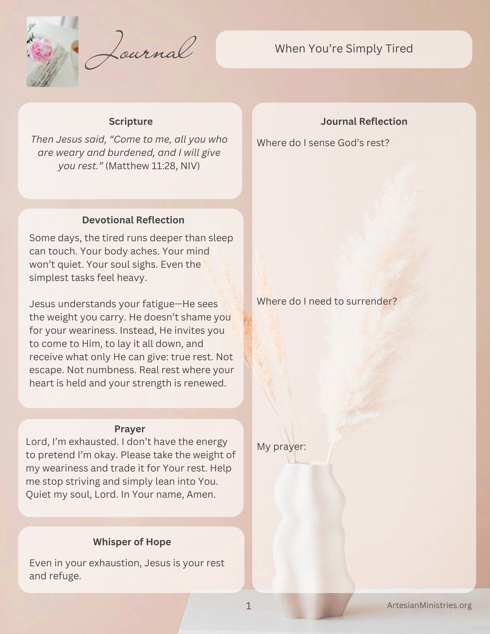 Her Quiet Place: Devotions and Prayers for the Weary Heart