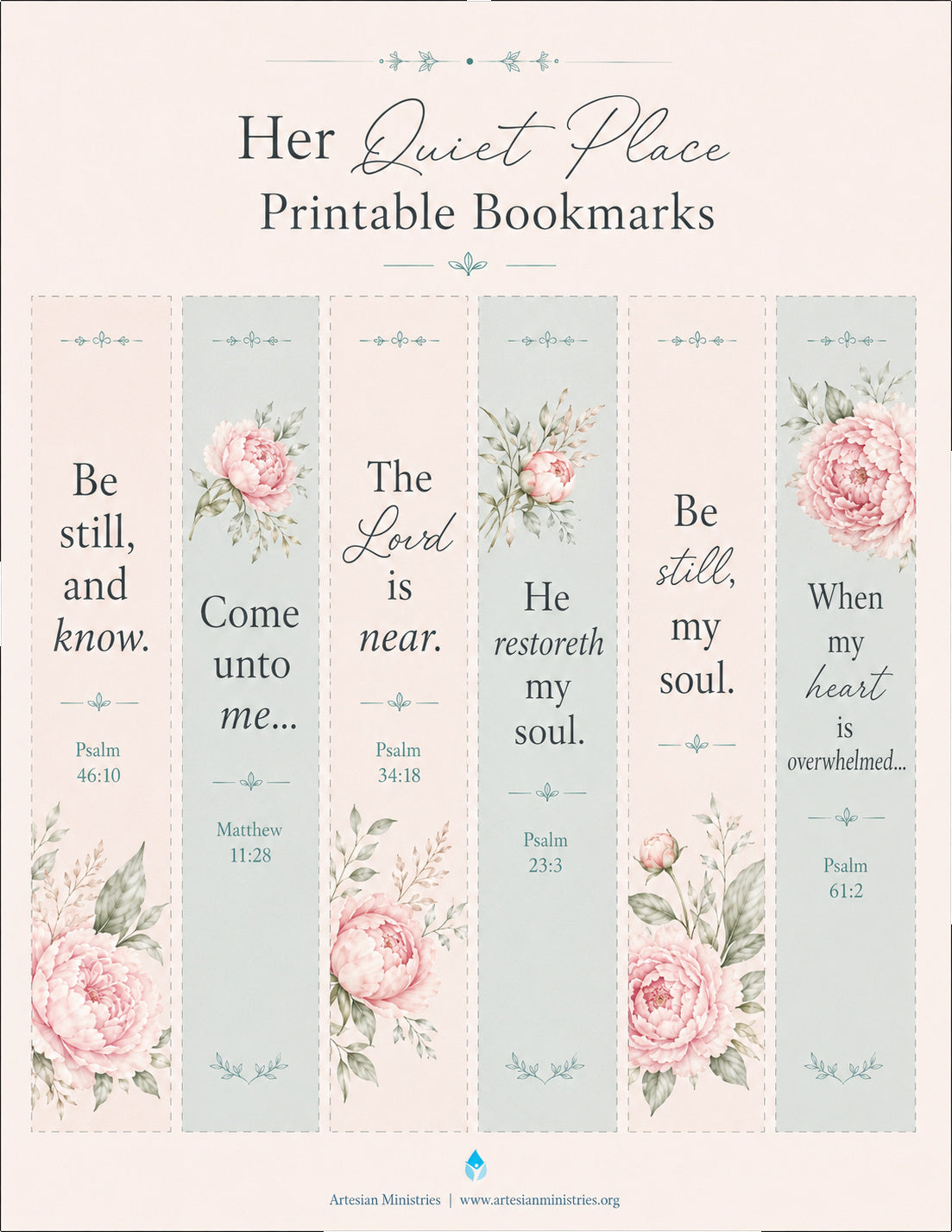 Her Quiet Place: Companion Bundle| Printable Devotional Companion for Women | Digital Download