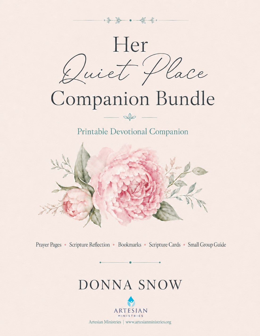 Her Quiet Place: Companion Bundle| Printable Devotional Companion for Women | Digital Download
