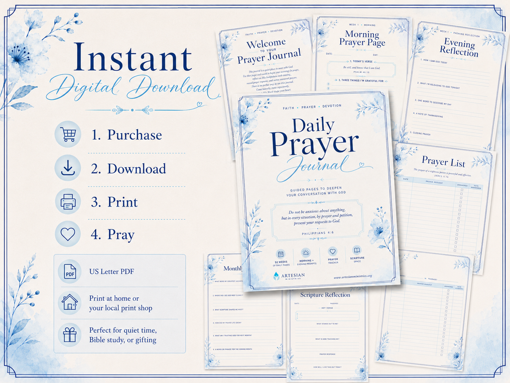 COMING SOON: Daily Prayer Journal (52-weeks)