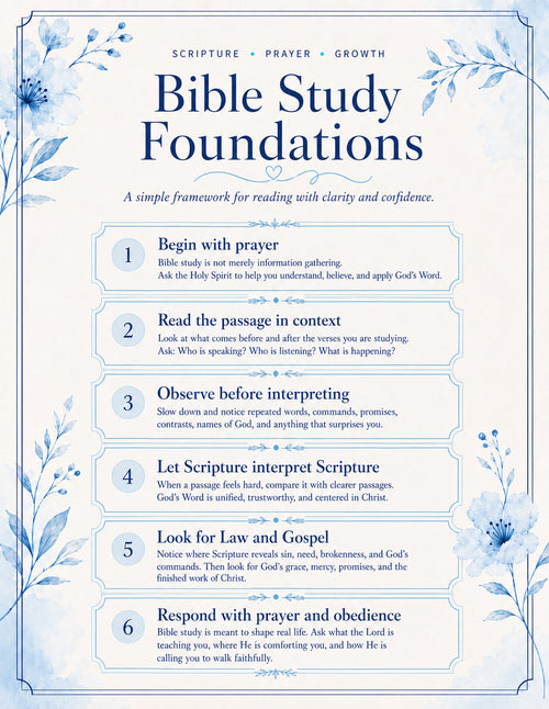 Women's Bible Study Starter Kit — Printable Bible Study Workbook, Prayer Journal & Scripture Worksheets | Instant Download PDF