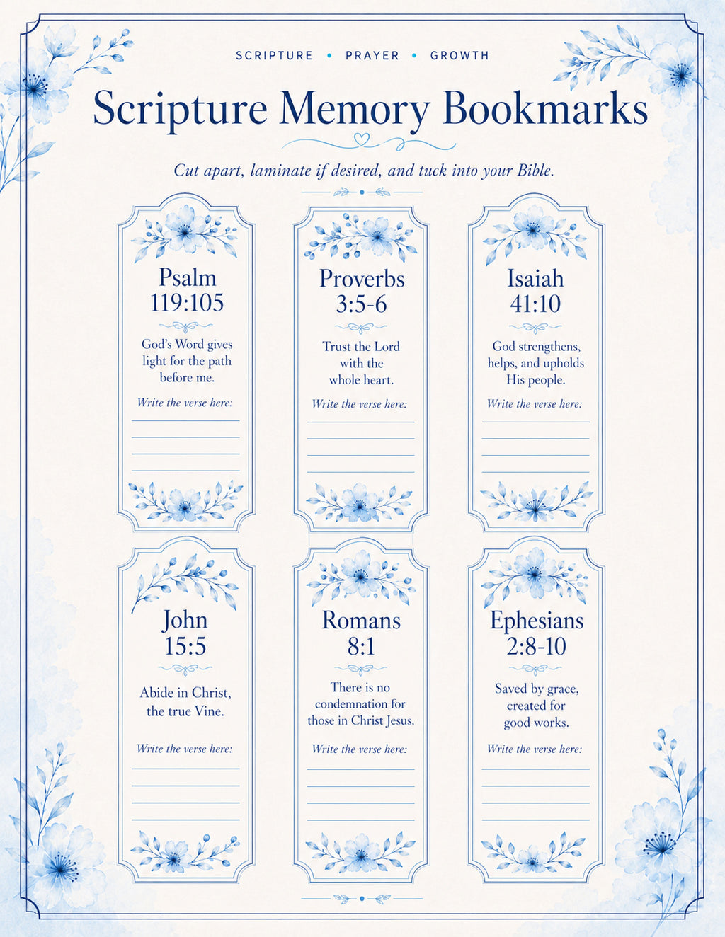 Women's Bible Study Starter Kit — Printable Bible Study Workbook, Prayer Journal & Scripture Worksheets | Instant Download PDF