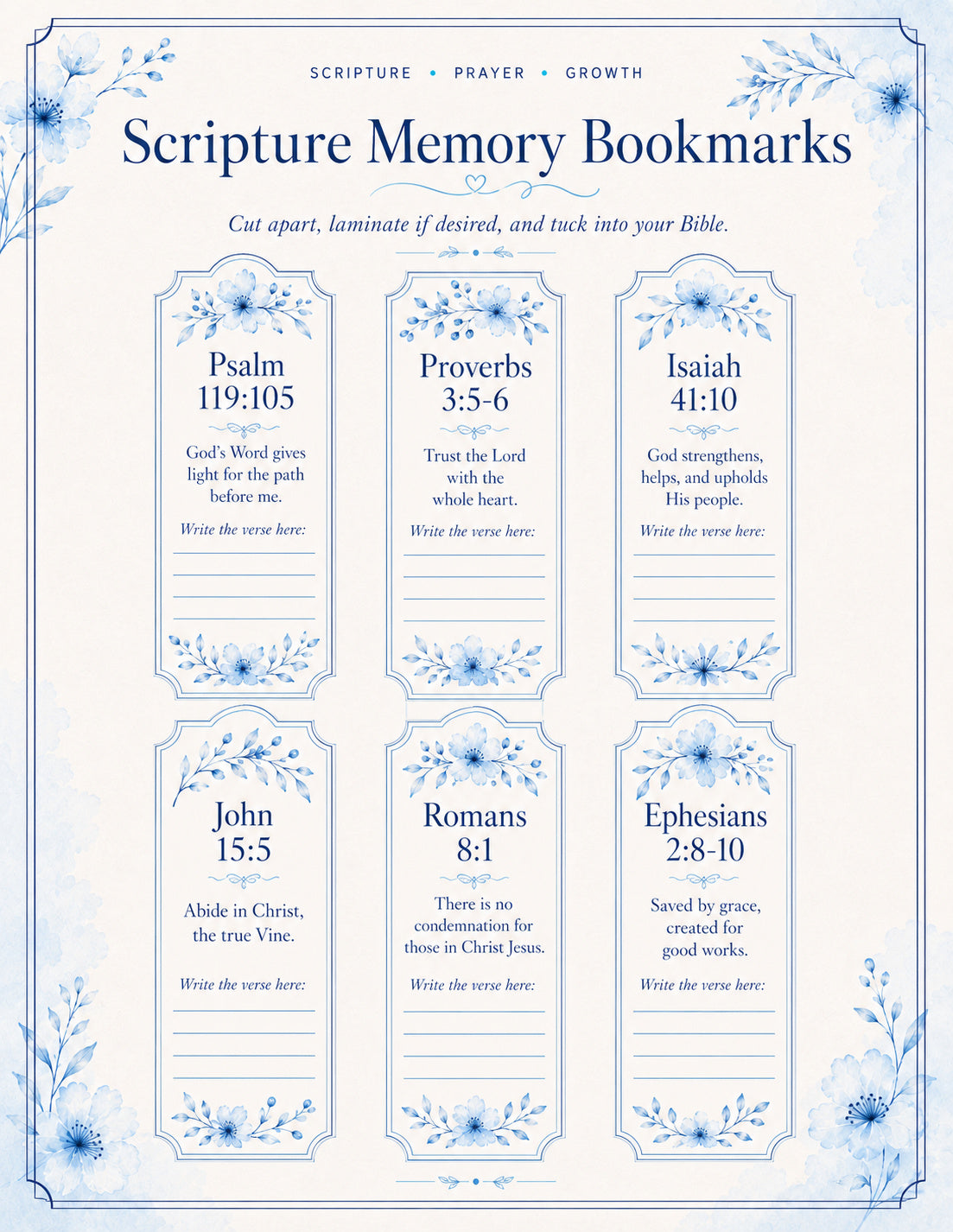 Women's Bible Study Starter Kit — Printable Bible Study Workbook, Prayer Journal & Scripture Worksheets | Instant Download PDF